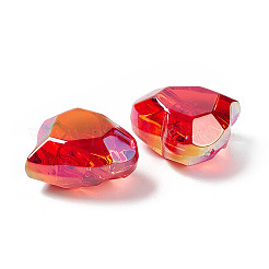 Transparent Acrylic European Beads&nbsp;OACR-H015-13