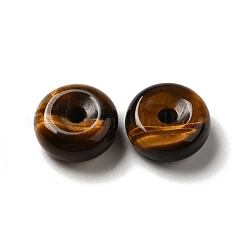 Natural Tiger Eye European Pendants&nbsp;G-M397-01G