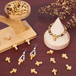 100Pcs Wood Pendants&nbsp;WOOD-SC0001-51