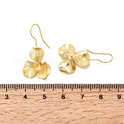 Leaf Brass Dangle Earrings&nbsp;EJEW-H180-17G