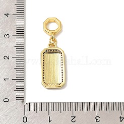Brass Micro Pave Cubic Zirconia Pendants&nbsp;KK-C111-02G-02