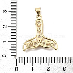 Brass Micro Pave Cubic Zirconia Pendants&nbsp;KK-H519-06A-G