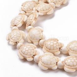 Dyed Synthetic Turquoise Beads Strands&nbsp;G-M152-11-B