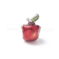 Alloy Rhinestone European Beads&nbsp;MPDL-Q213-01AS