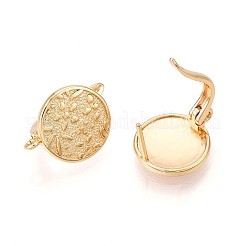 Brass Hoop Earring Finding&nbsp;KK-N261-33G