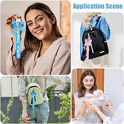 4Pcs 2 Colors Cloth Bowknot Pendant Decoration&nbsp;FIND-CA0010-24A