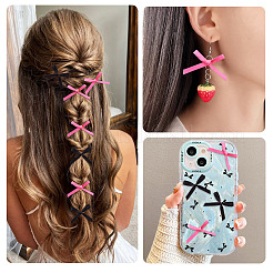 Handmade Polyester Bowknots Ornament Accessories&nbsp;DIY-TAC0032-07A