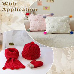 12Pcs 6 Colors Faux Rabbit Fur Soft Pompom Ball&nbsp;DIY-LP0006-34