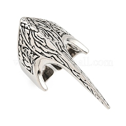 Alloy Cuff Rings&nbsp;RJEW-D328-01B-AS