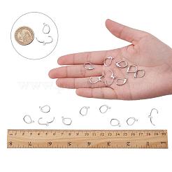 Tarnish Resistant 304 Stainless Steel Leverback Earring Findings&nbsp;STAS-L190-14P