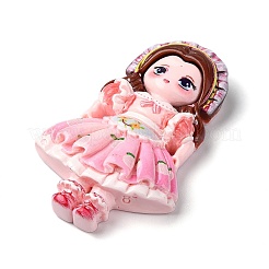 Cartoon Girls Opaque Resin Decoden Cabochons&nbsp;RESI-S392-04A-04