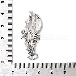Brass Enamel Pendants&nbsp;KK-A277-03P-02