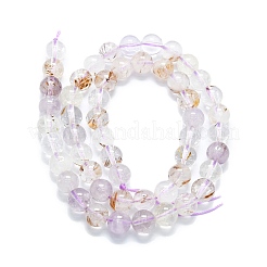 Natural Rutilated Quartz Beads Strands&nbsp;G-K245-A04-04