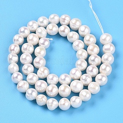Natural Cultured Freshwater Pearl Beads Strands&nbsp;PEAR-N013-06-A