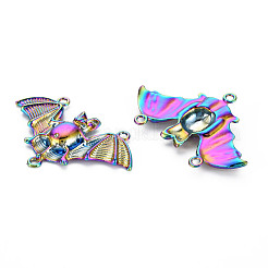 Rainbow Color Alloy Chandelier Components Link Rhinestone Settings&nbsp;PALLOY-S180-294-NR