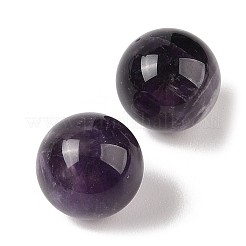 Natural Amethyst No Hole Sphere Beads&nbsp;G-K353-04C-03