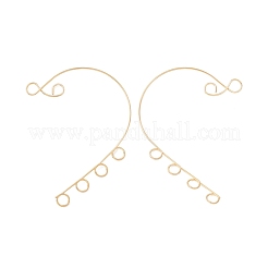 316 Stainless Steel Ear Cuff Findings Ion Plating(IP)&nbsp;STAS-H148-04G