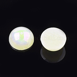 ABS Plastic Imitation Pearl Cabochons&nbsp;OACR-S025-6mm-12