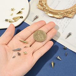 24Pcs 8 Styles 304 Stainless Steel Pendants&nbsp;STAS-FS0002-25B