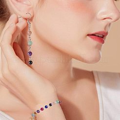 80Pcs 8 Style Natural Mixed Gemstone Beads&nbsp;G-NB0002-98