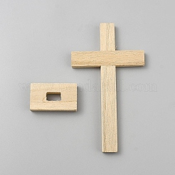 Wooden Cross Display Decorations&nbsp;DIY-WH0899-50