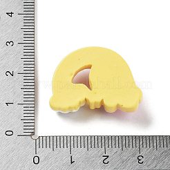 Opaque Resin & Plastic Cabochons&nbsp;RESI-K029-01B