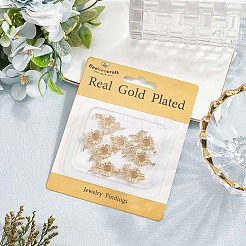 8Pcs Brass Micro Pave Cubic Zirconia with Resin Pendants&nbsp;KK-BBC0020-65