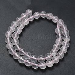 Natural Rose Quartz Beads Strands&nbsp;G-G305-A03-8mm