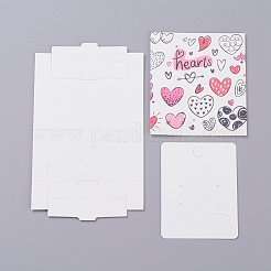 Kraft Paper Boxes and Earring Jewelry Display Cards&nbsp;CON-L015-A10