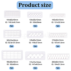 3 Sets 3 Style Fondant Cake Stencils&nbsp;AJEW-BC0006-74