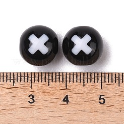 Two-tone Acrylic Beads&nbsp;OACR-U003-14-1