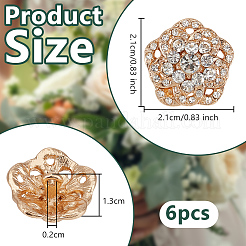 6Pcs 1-Hole Zinc Alloy Buttons&nbsp;FIND-FG0004-89G