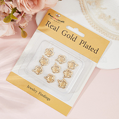 10Pcs Brass Pendants&nbsp;KK-BBC0024-03