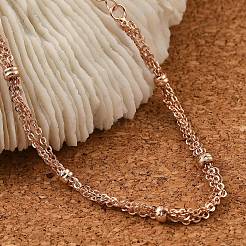 Rack Plating Brass Cable Chain Bracelets&nbsp;BJEW-G735-04RG