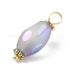Electroplated Glass Pendants&nbsp;PALLOY-JF01183