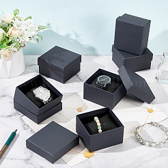 Cardboard Jewelry Watch Storage Gift Box&nbsp;CON-WH0092-67B