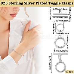 Brass Toggle Clasps&nbsp;KK-BBC0020-97
