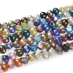 Dyed Natural Cultured Freshwater Pearl Beads Strands&nbsp;PEAR-R012-20