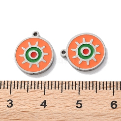 304 Stainless Steel Charms&nbsp;STAS-M102-33P