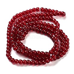 Crackle Glass Beads Strands&nbsp;CCG-Q001-4mm-18