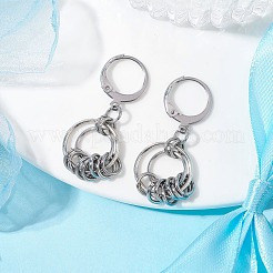 Non-Tarnish 304 Stainless Steel Leverback Earrings for Women&nbsp;EJEW-JE05530