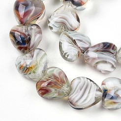 Millefiori Glass Beads Strands&nbsp;X-GLAA-T023-34J