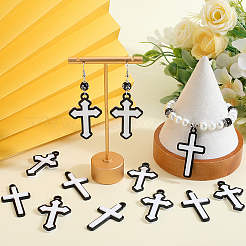 20Pcs 2 Styles Opaque Acrylic Pendants&nbsp;MACR-SP0001-10