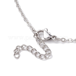 Tarnish Resistant 3Pcs 3 Styles 304 Stainless Steel Cable Chain Necklace Makings&nbsp;NJEW-JN04934-02