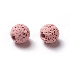 Unwaxed Natural Lava Rock Beads&nbsp;G-F325-8mm-A07