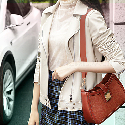 PU Leather Bag Straps&nbsp;FIND-WH0418-23G-03
