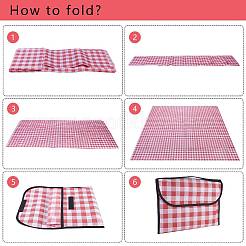 Portable Tartan Patern Non Woven Picnic Mat&nbsp;JX572C-02
