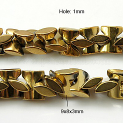 Non-Magnetic Synthetic Hematite Bead Strands&nbsp;G-C020-1