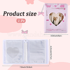 Heart Window Plastic Mini Photo Albums&nbsp;DIY-WH20062-42A