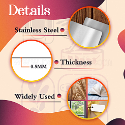 Retro Stainless Steel Metal Cutting Dies Stencils&nbsp;DIY-WH0242-276